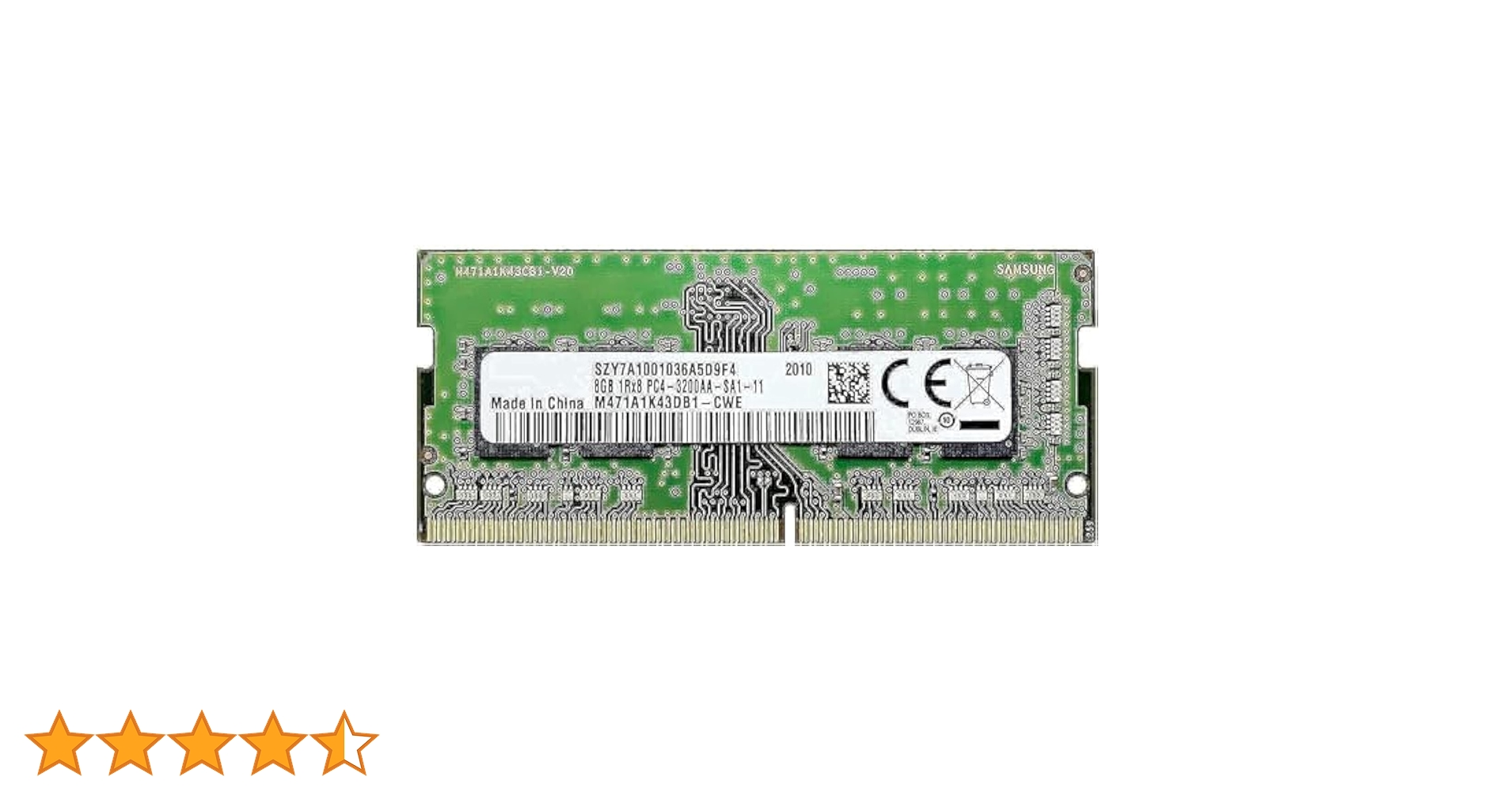 SAMSUNG PC4 3200AA16GB２枚　32GB BIOSチェック済み Amazon.co.jp: Samsung 8GB DDR4 3200MHz SODIMM PC4-25600 CL22 1Rx8